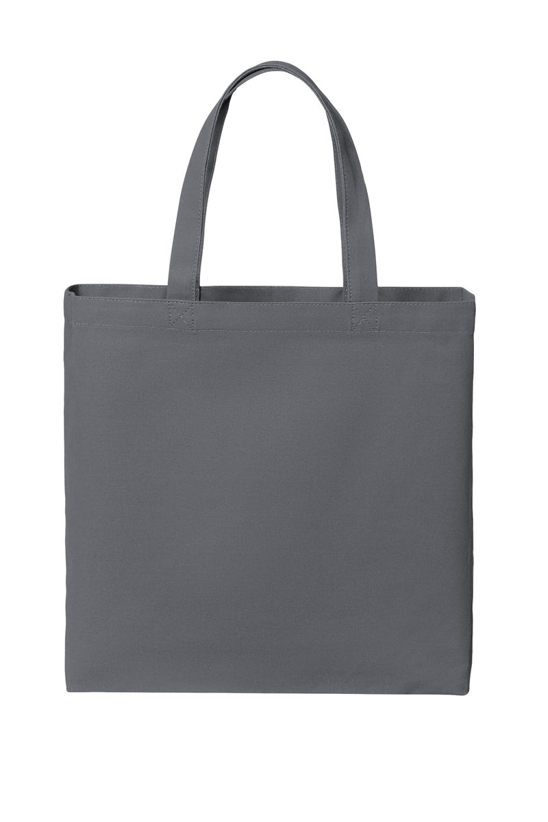 Port Authority Cotton Canvas Tote - Storm Grey