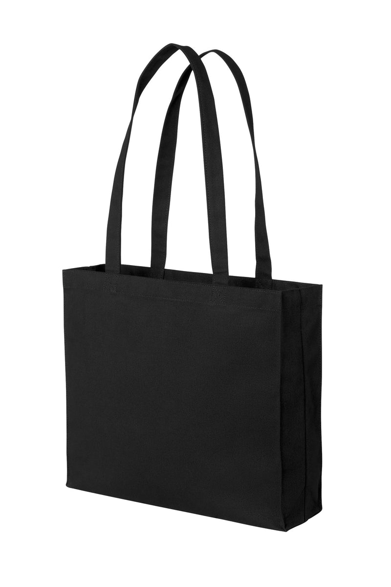 Port Authority Cotton Canvas Shopper Tote - Deep Black
