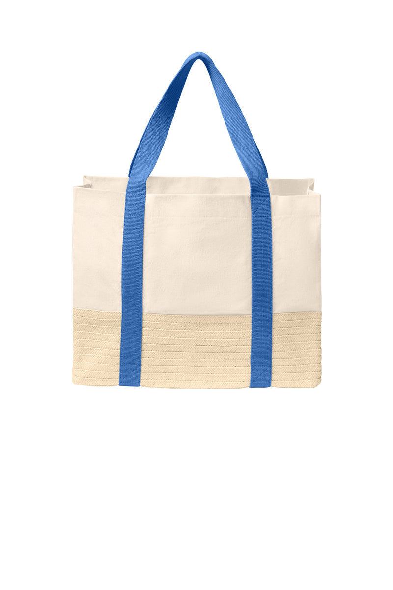 Port Authority Straw Market Tote - Ultramarine Blue
