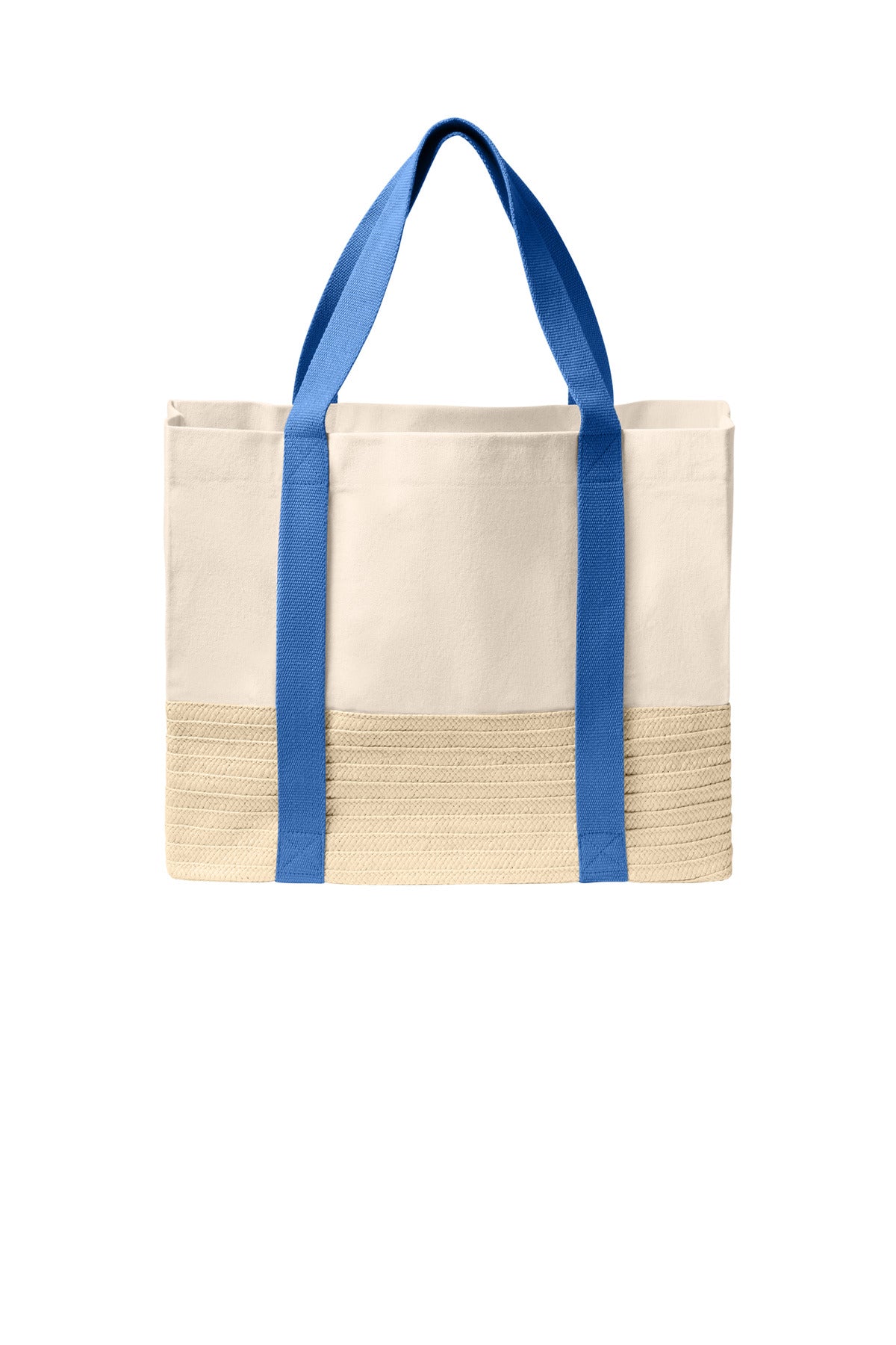 Port Authority Straw Market Tote - Ultramarine Blue