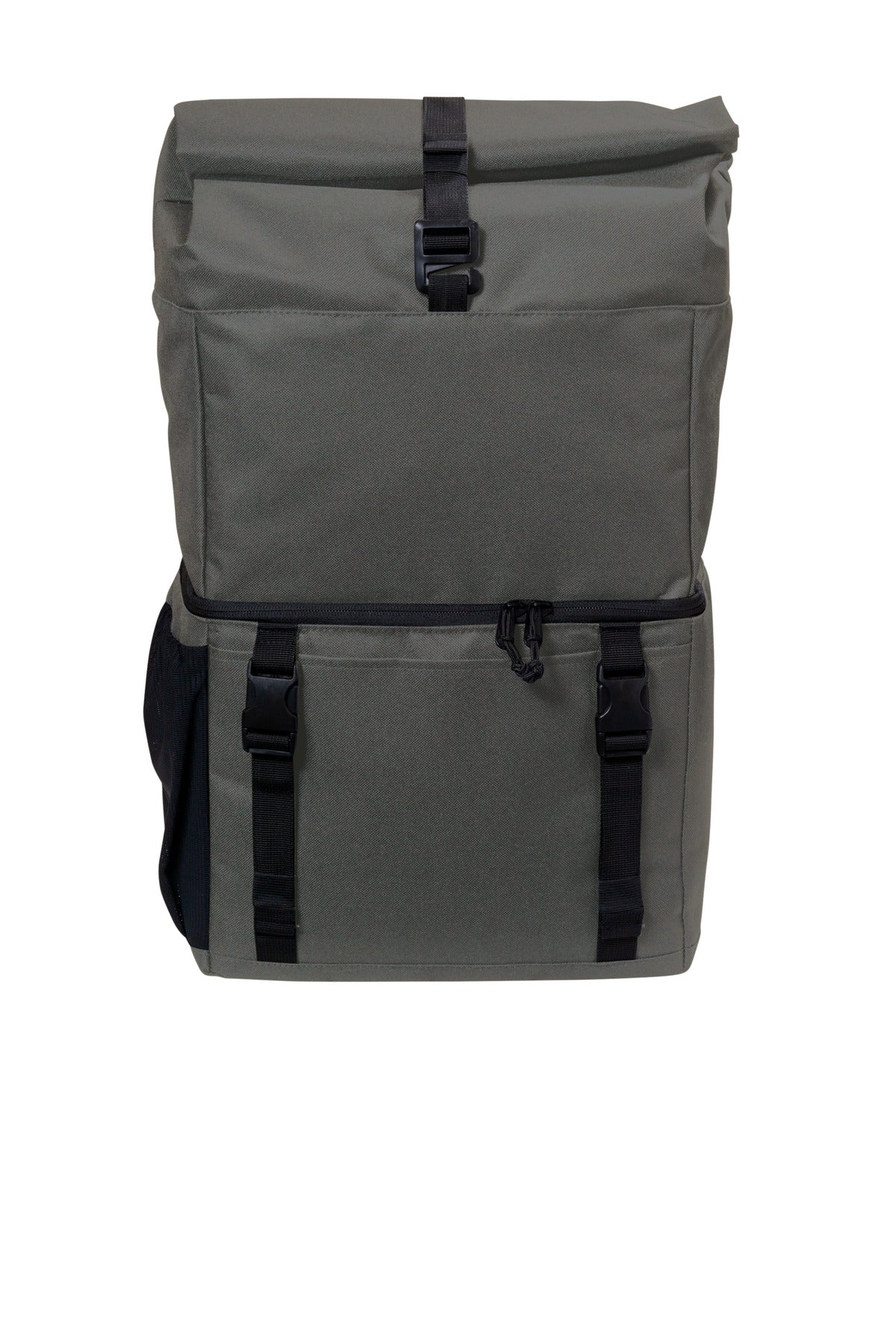 Port Authority 18-Can Backpack Cooler - Dark Charcoal/ Black