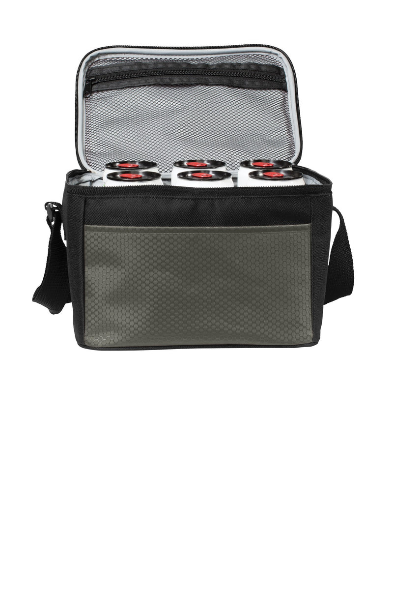 Port Authority 6-Can Cube Cooler - Grey/ Black