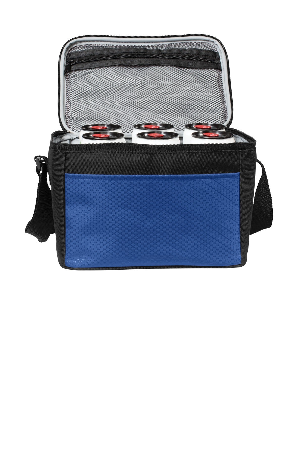 Port Authority 6-Can Cube Cooler - Twilight Blue/ Black