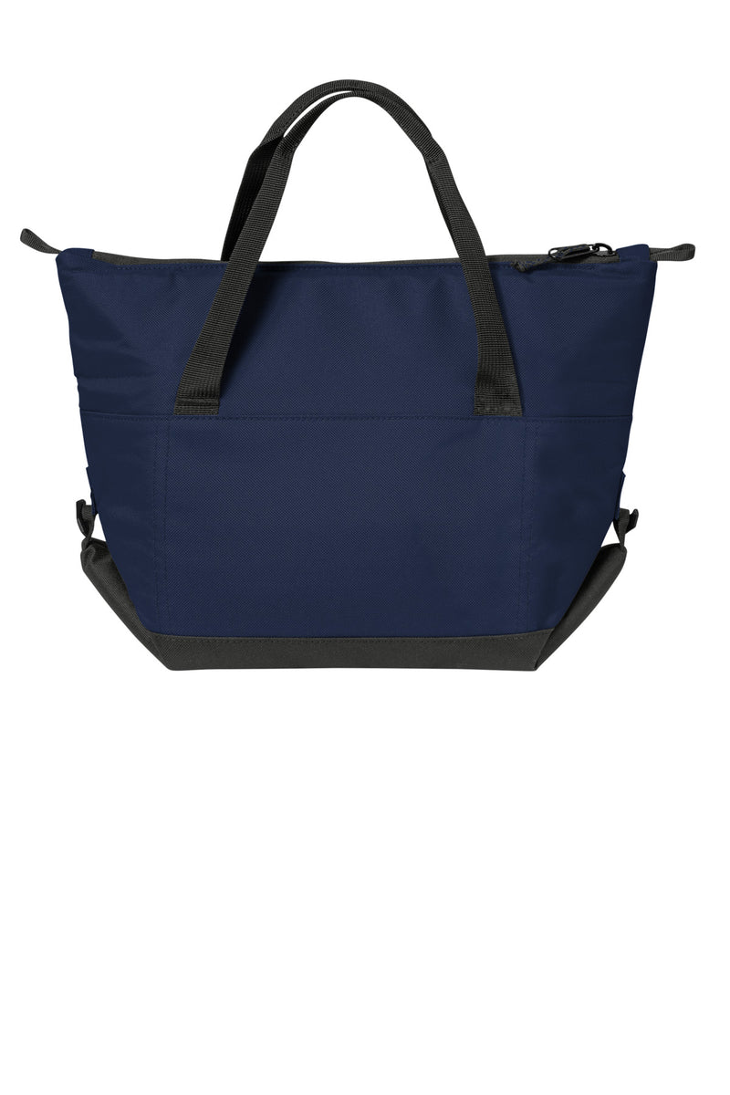 Port Authority 6-Can Collapsible Cooler - River Blue Navy/ Dark Charcoal