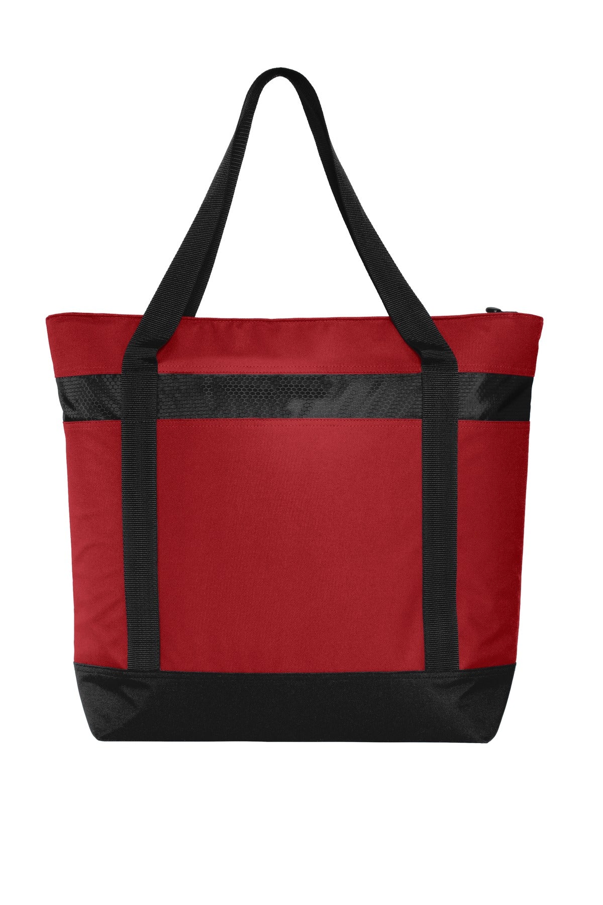 Port Authority Large Tote Cooler - Chili Red/ Black