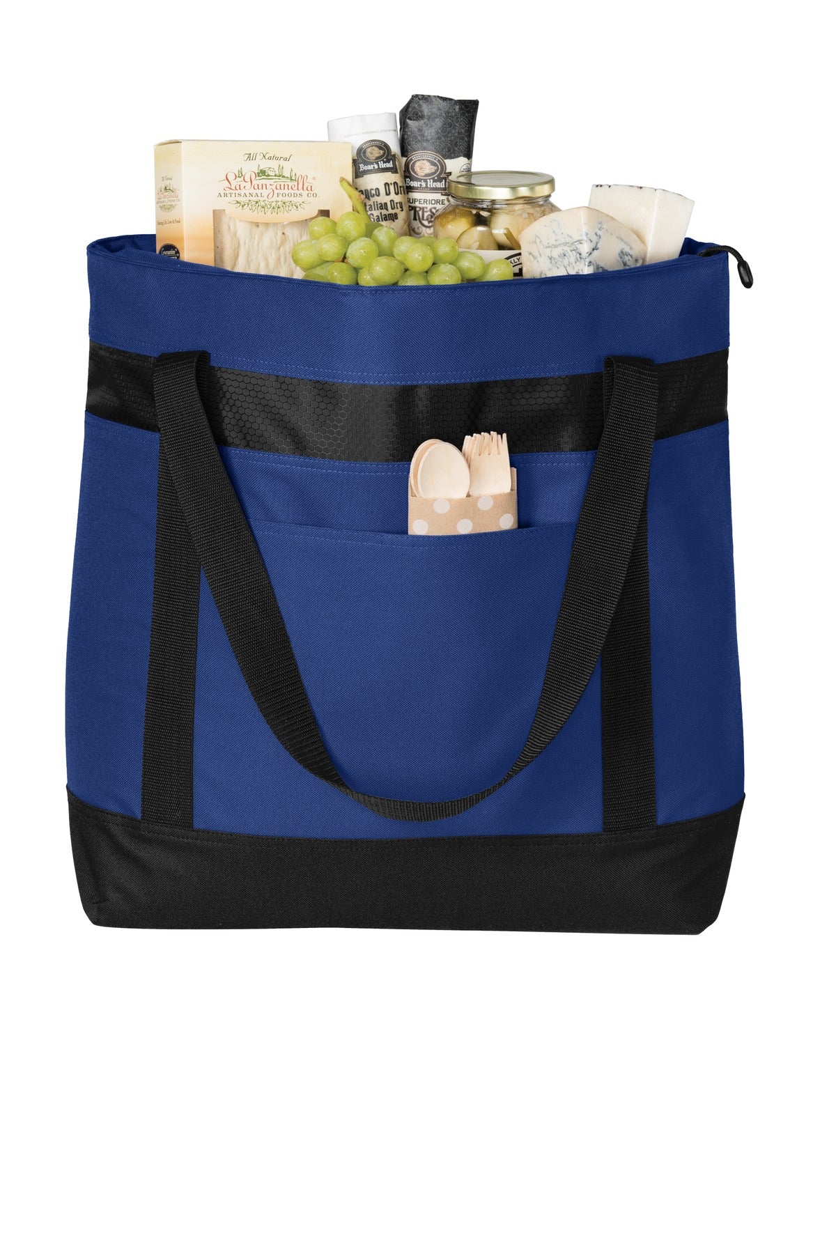 Port Authority Large Tote Cooler - True Royal/ Black