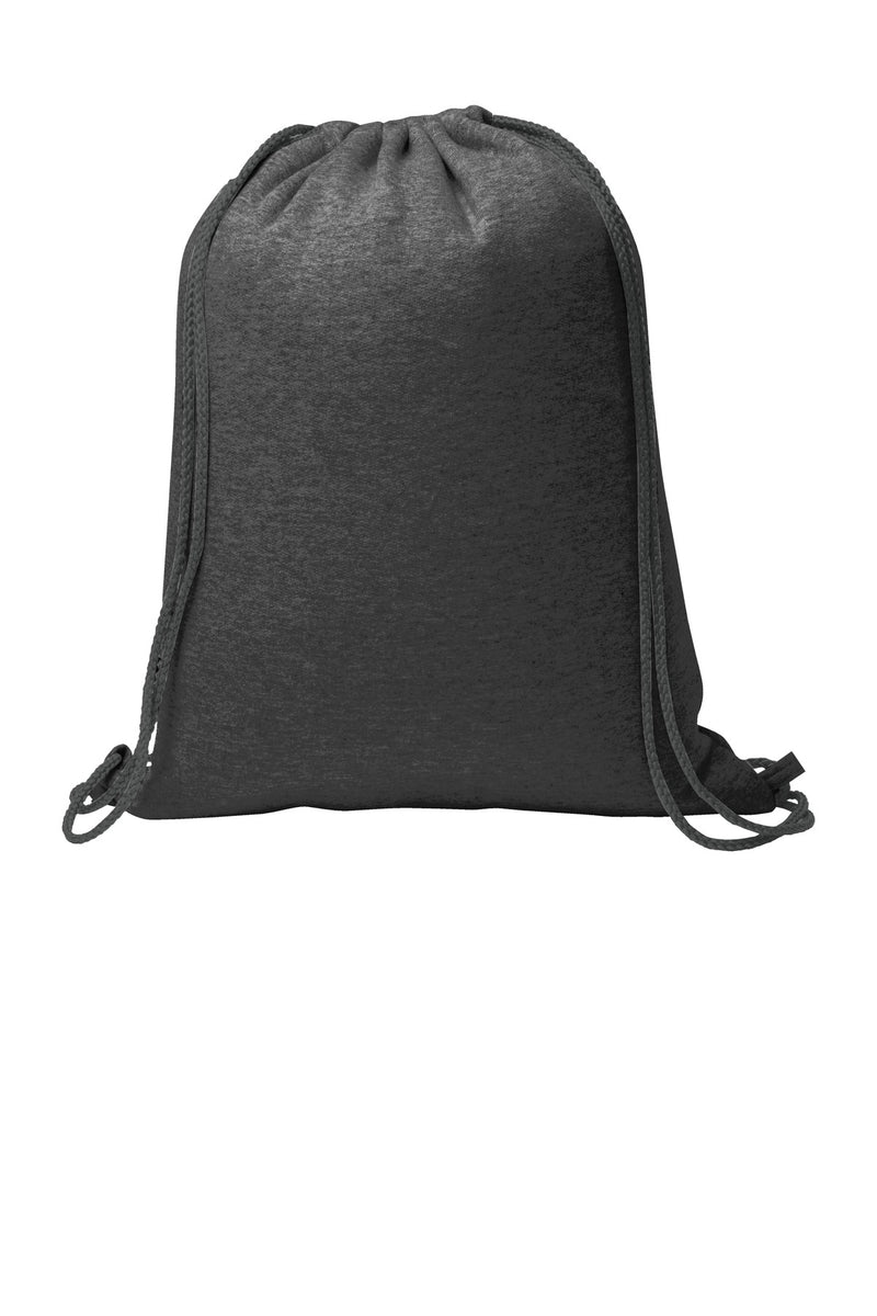 Port & Co Core Fleece Sweatshirt Cinch Pack - Dark Heather Grey