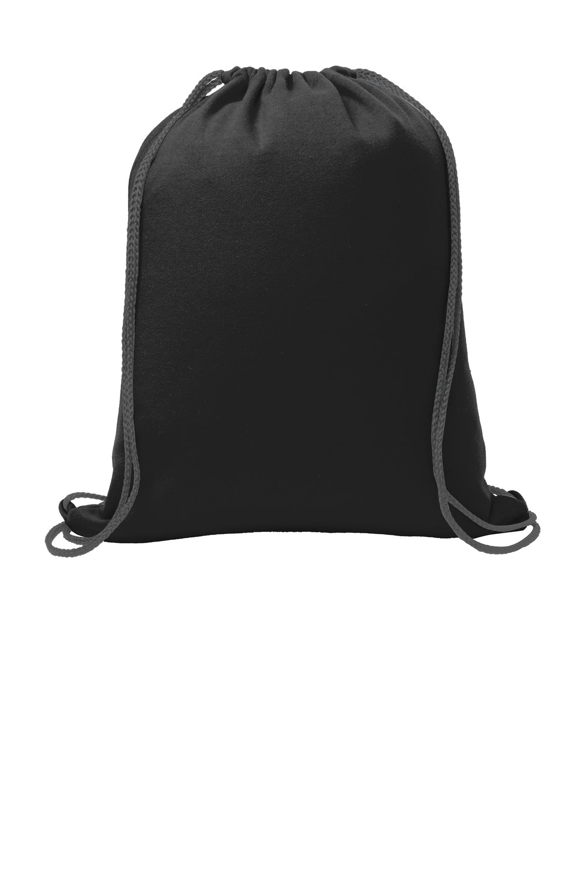 Port & Co Core Fleece Sweatshirt Cinch Pack - Jet Black