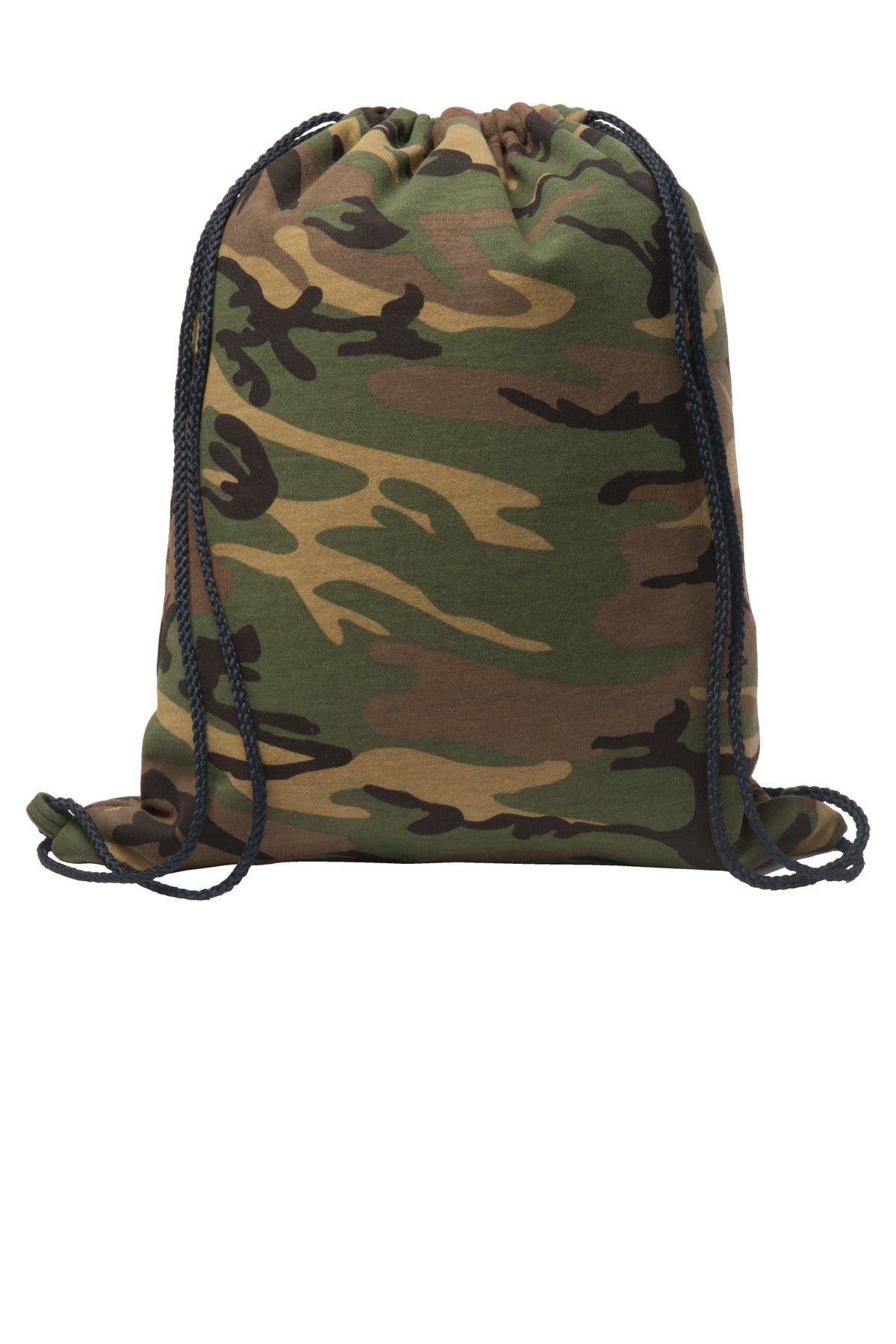 Port & Co Core Fleece Sweatshirt Cinch Pack - Military Camo