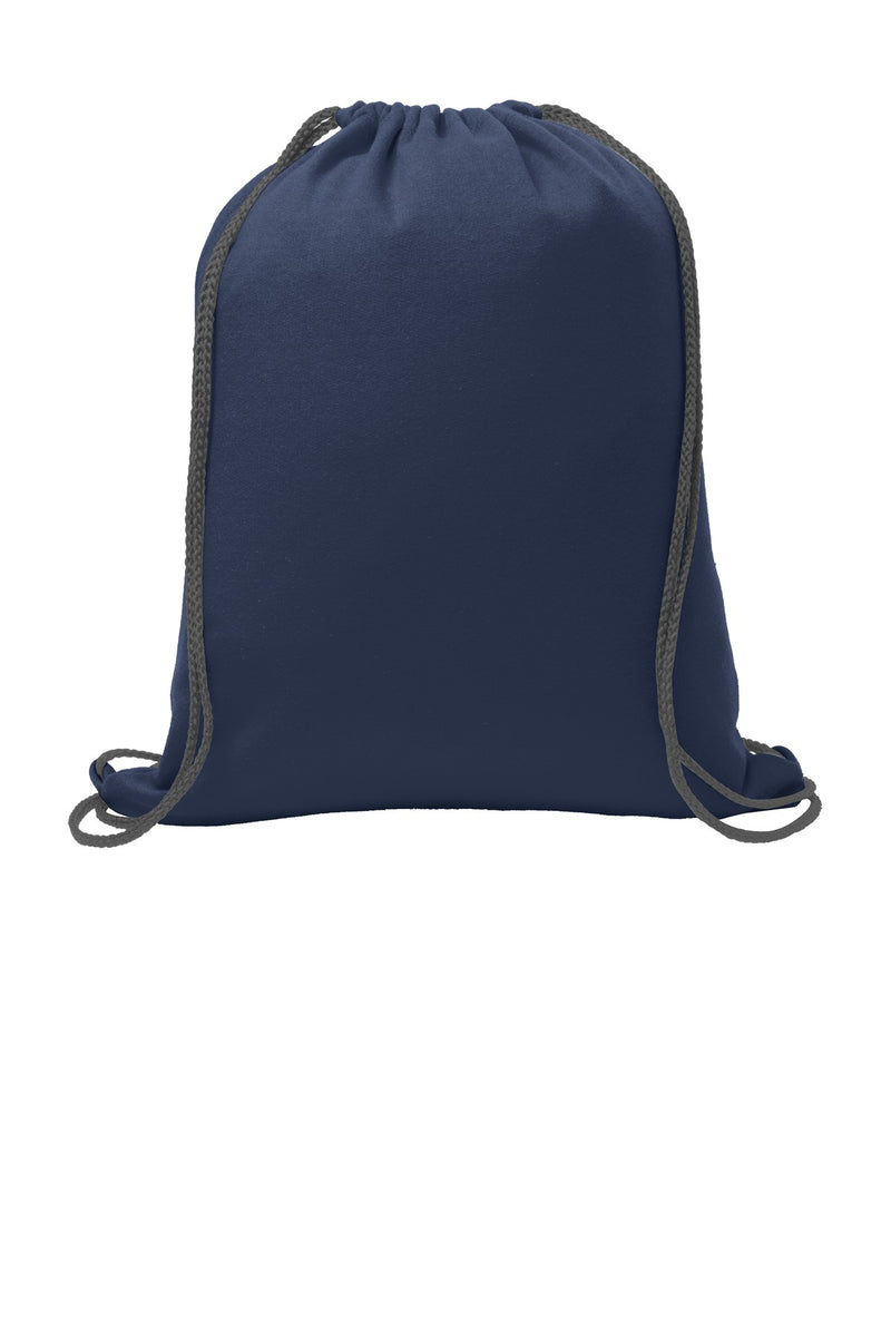 Port & Co Core Fleece Sweatshirt Cinch Pack - Navy