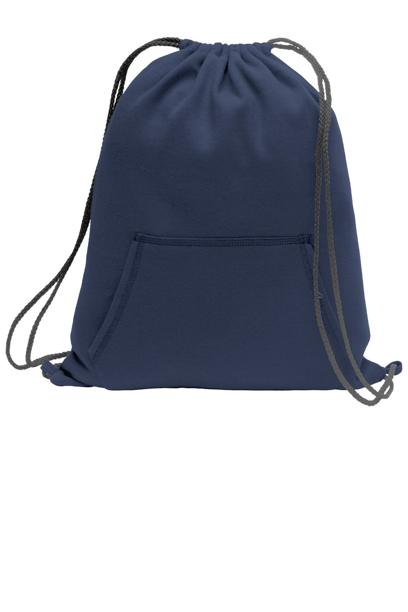Port & Co Core Fleece Sweatshirt Cinch Pack - Navy