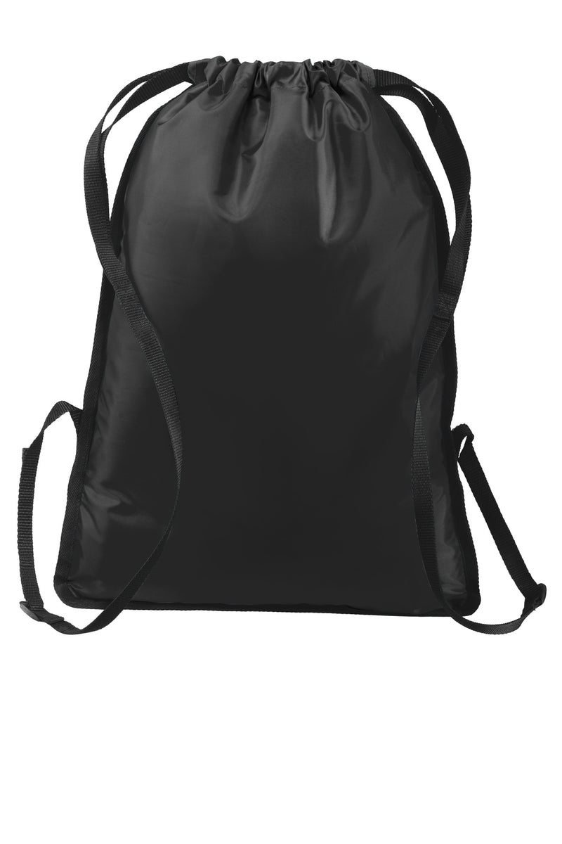 Port Authority Zip-It Cinch Pack - Black/ Black