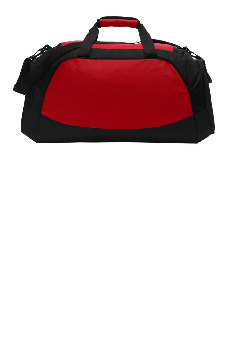Port Authority Medium Active Duffel - True Red/ Black