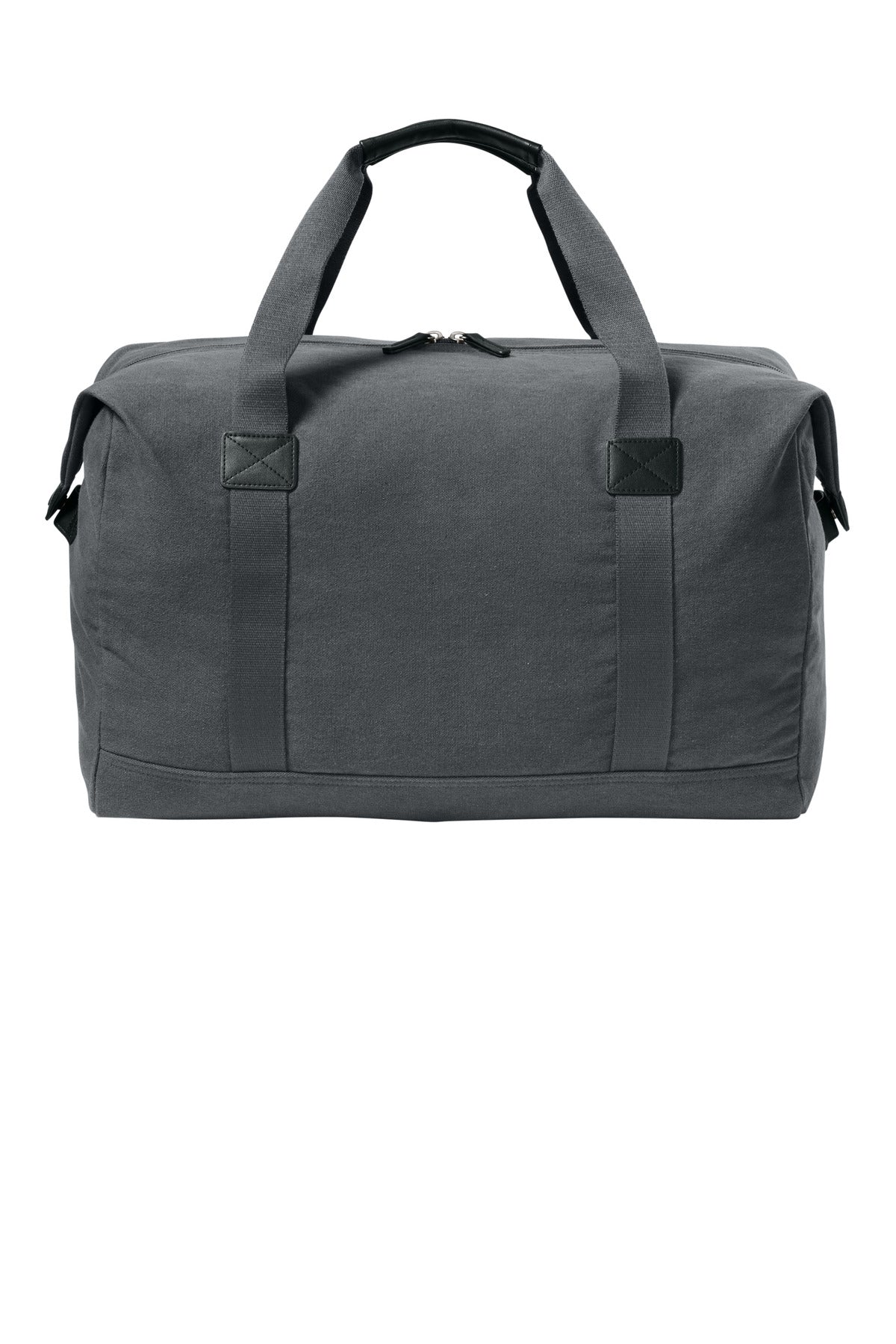 Port Authority Washed Canvas Duffel - Grey Steel
