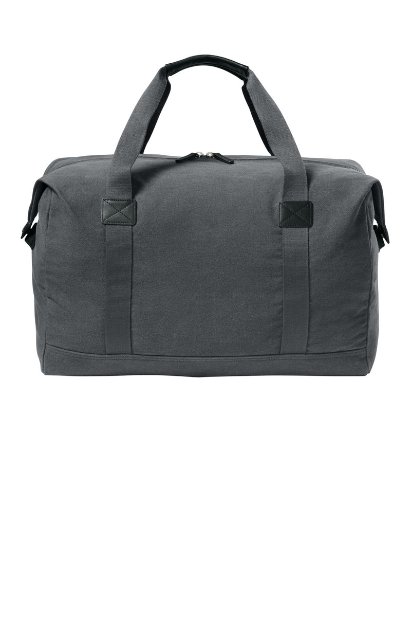 Port Authority Washed Canvas Duffel - Grey Steel