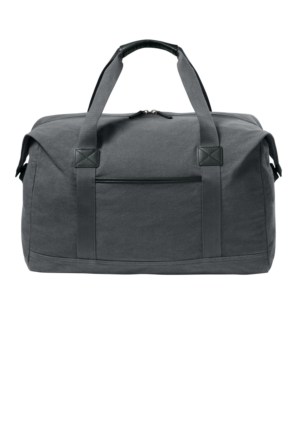 Port Authority Washed Canvas Duffel - Grey Steel