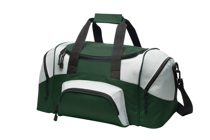 Port Authority - Small Colorblock Sport Duffel - Hunter/ Grey