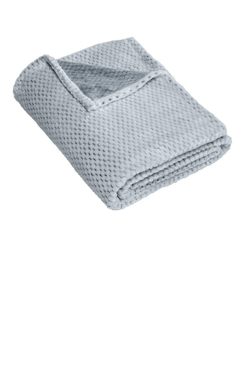 Port Authority  Plush Texture Blanket - Dress Blue Navy