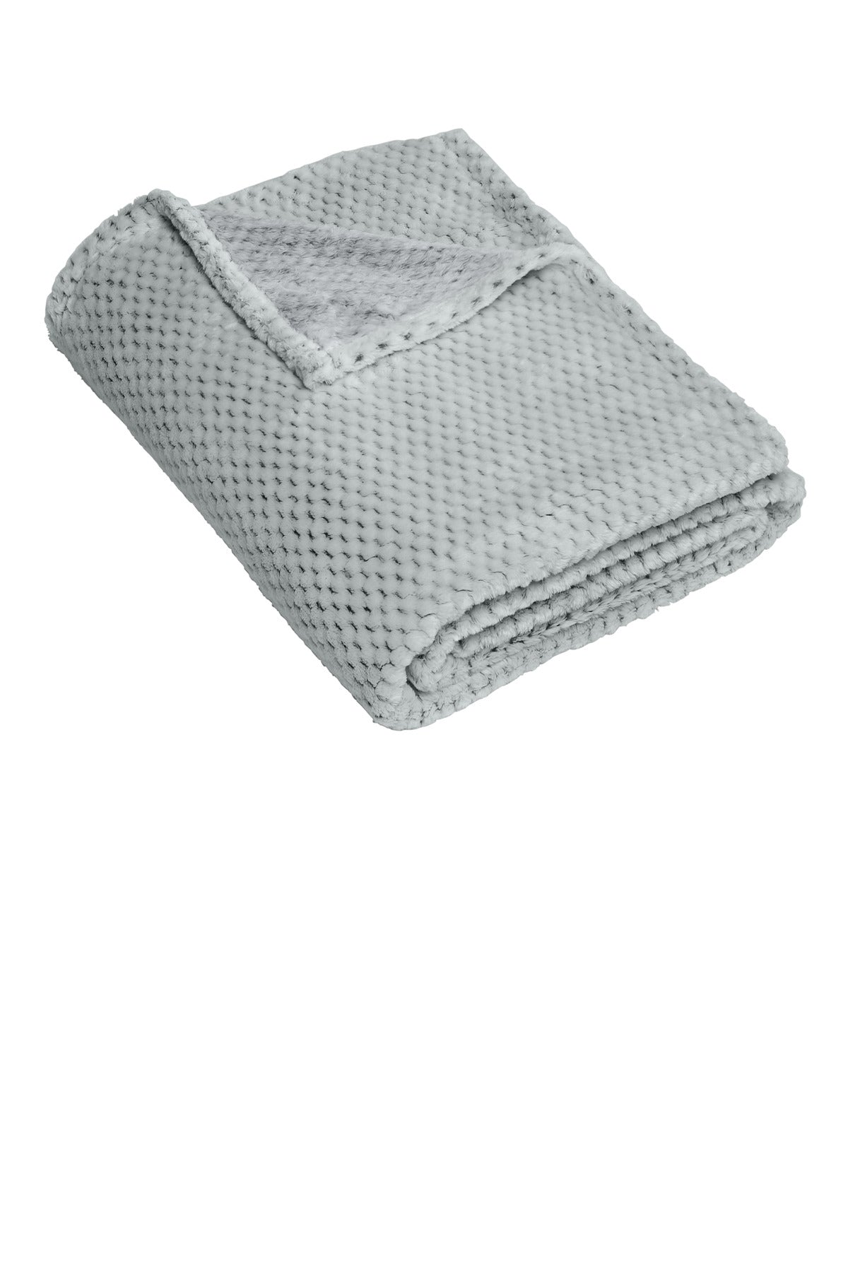 Port Authority  Plush Texture Blanket - Shadow Grey