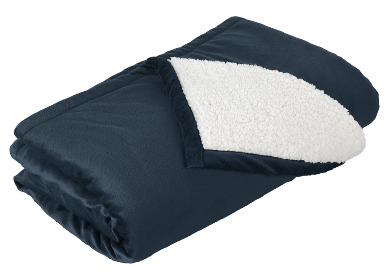 Port Authority Mountain Lodge Blanket - Navy Eclipse
