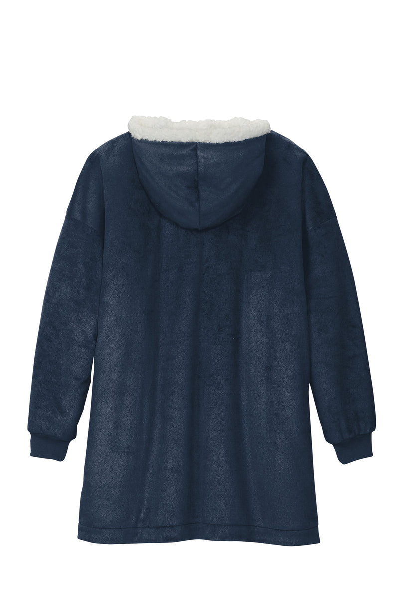 Port Authority Mountain Lodge Wearable Blanket - Navy Eclipse