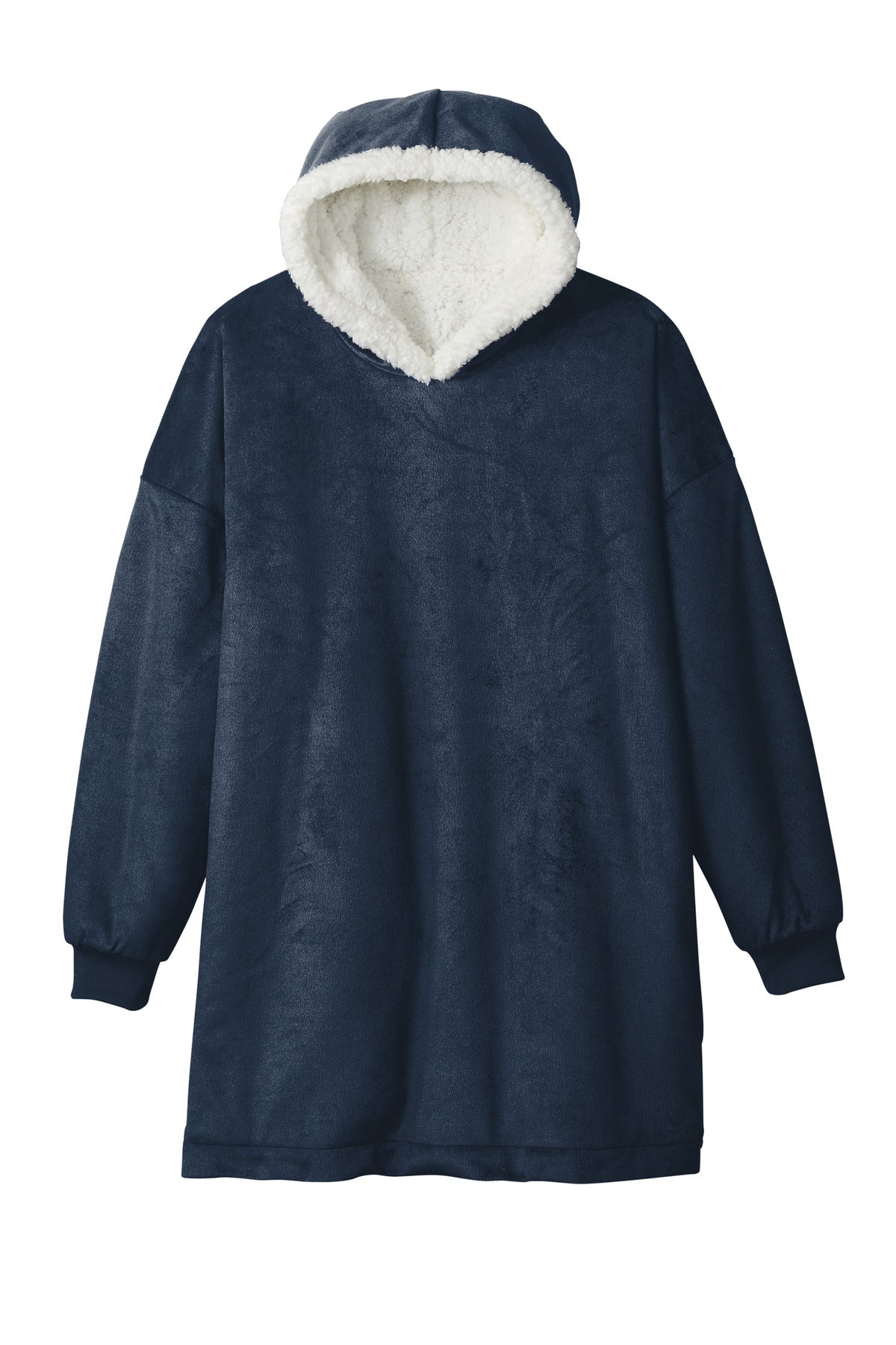 Port Authority Mountain Lodge Wearable Blanket - Navy Eclipse