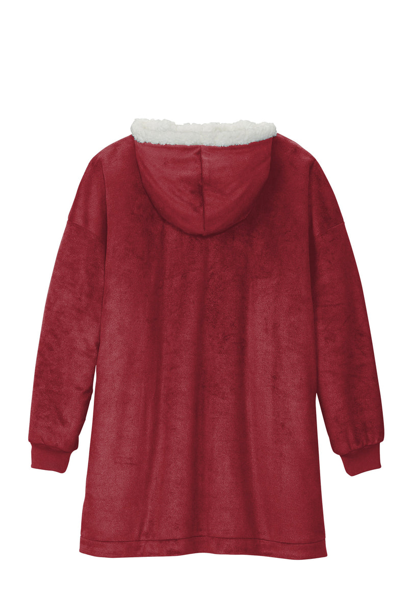 Port Authority Mountain Lodge Wearable Blanket - Red Rhubarb