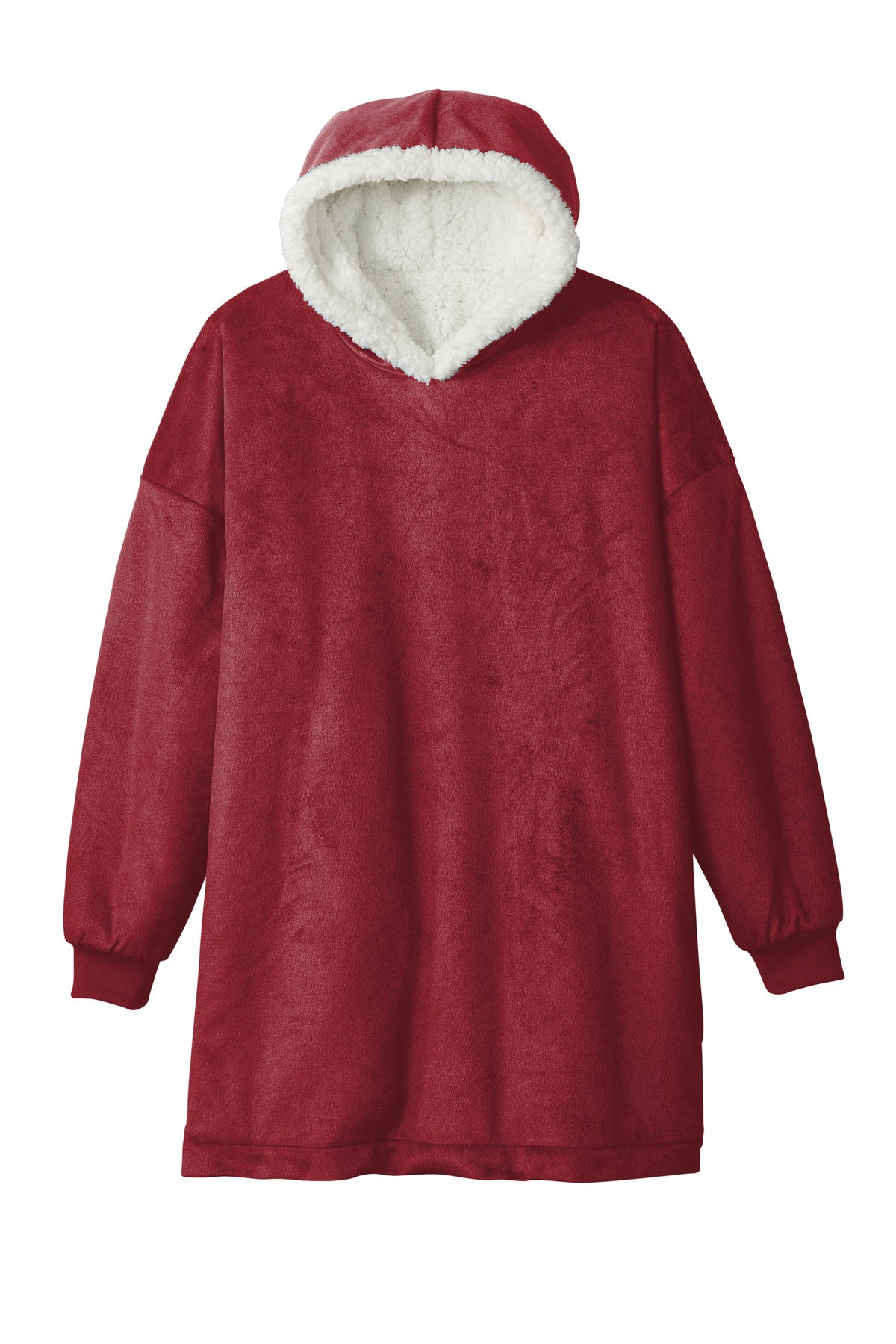 Port Authority Mountain Lodge Wearable Blanket - Red Rhubarb