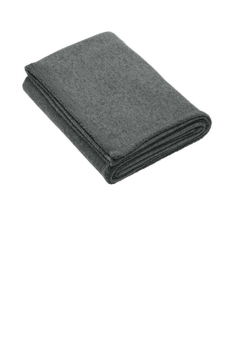 Port Authority Arc Sweater Fleece Blanket - Grey Smoke Heather