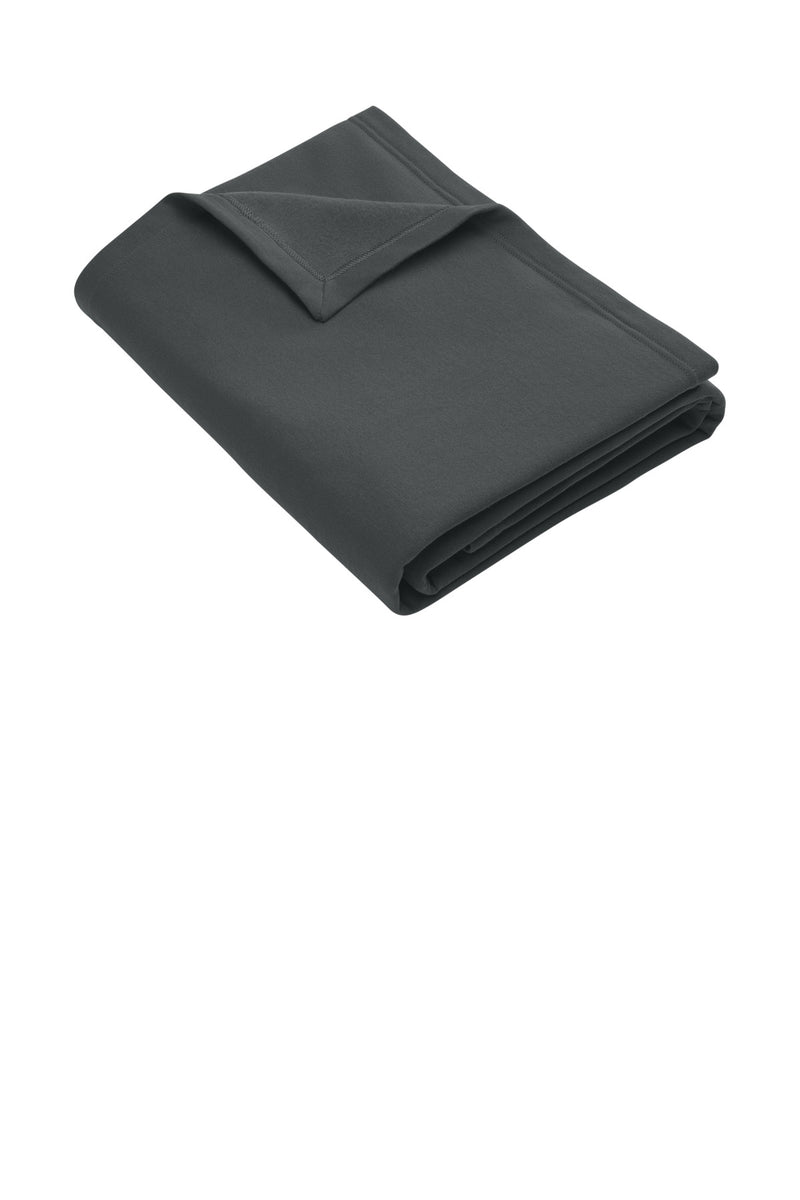 Port & Co Core Fleece Sweatshirt Blanket - Charcoal
