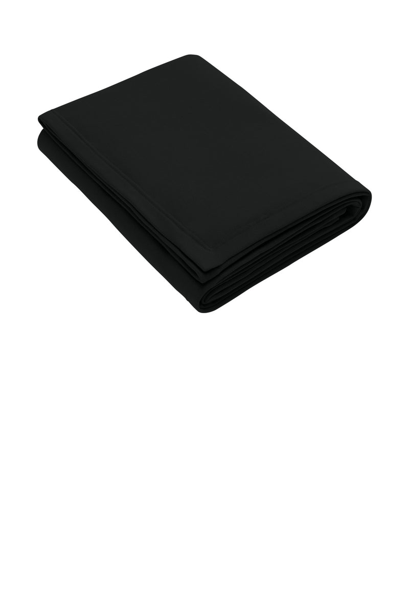 Port & Co Core Fleece Sweatshirt Blanket - Jet Black