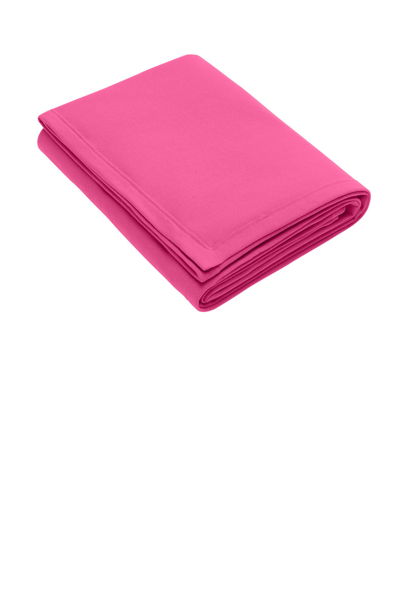 Port & Co Core Fleece Sweatshirt Blanket - Neon Pink