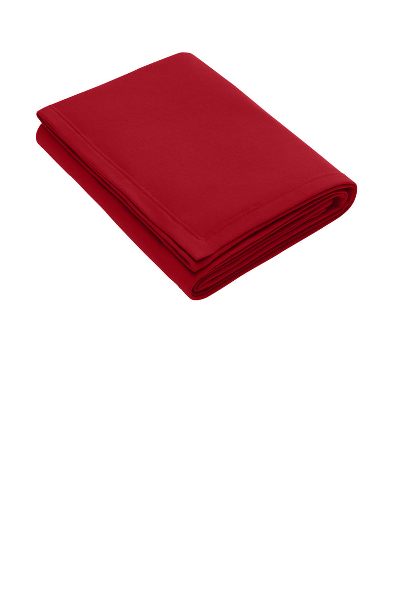 Port & Co Core Fleece Sweatshirt Blanket - Red
