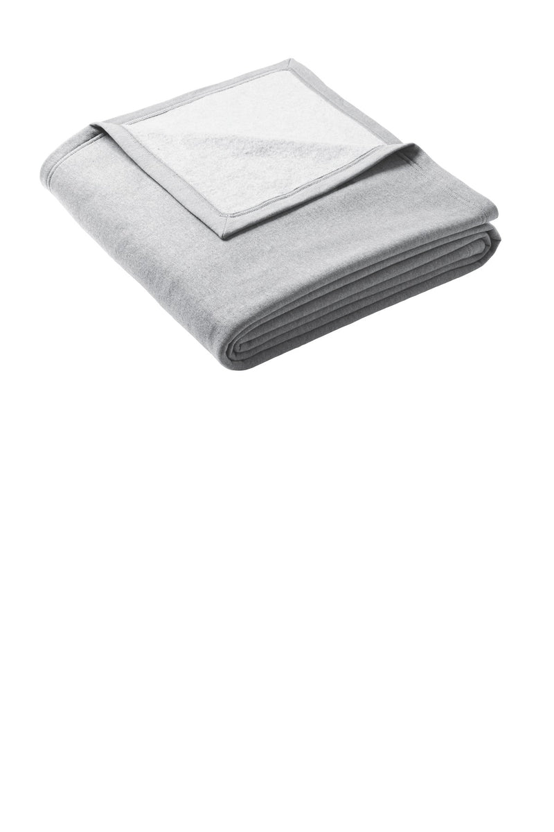 Port & Co Oversized Core Fleece Sweatshirt Blanket - Athletic Heather