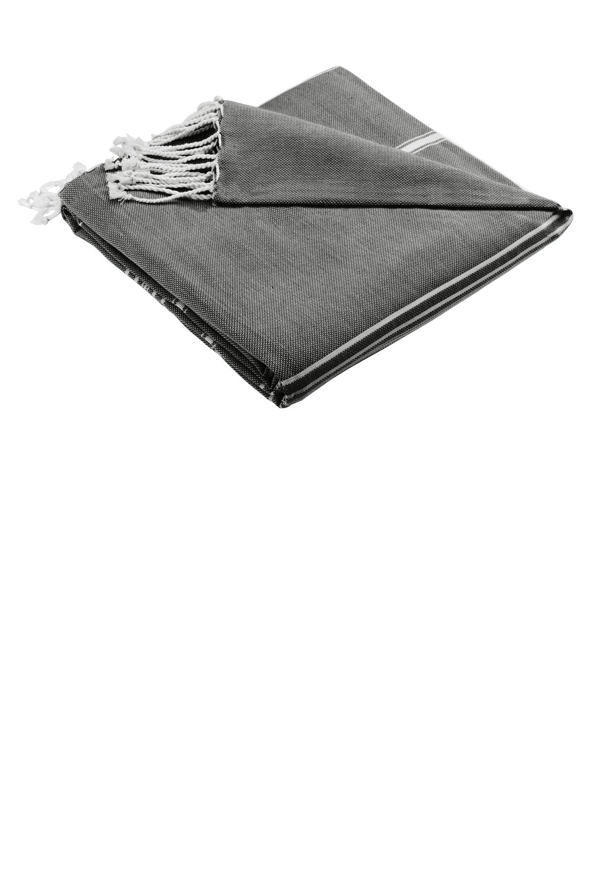 Port Authority Cali Throw - Deep Black/ White
