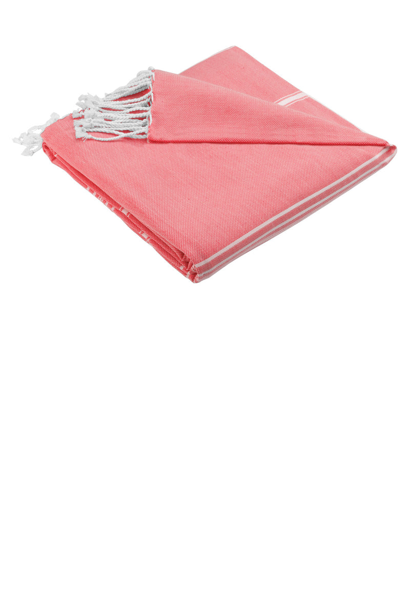 Port Authority Cali Throw - Hibiscus/ White