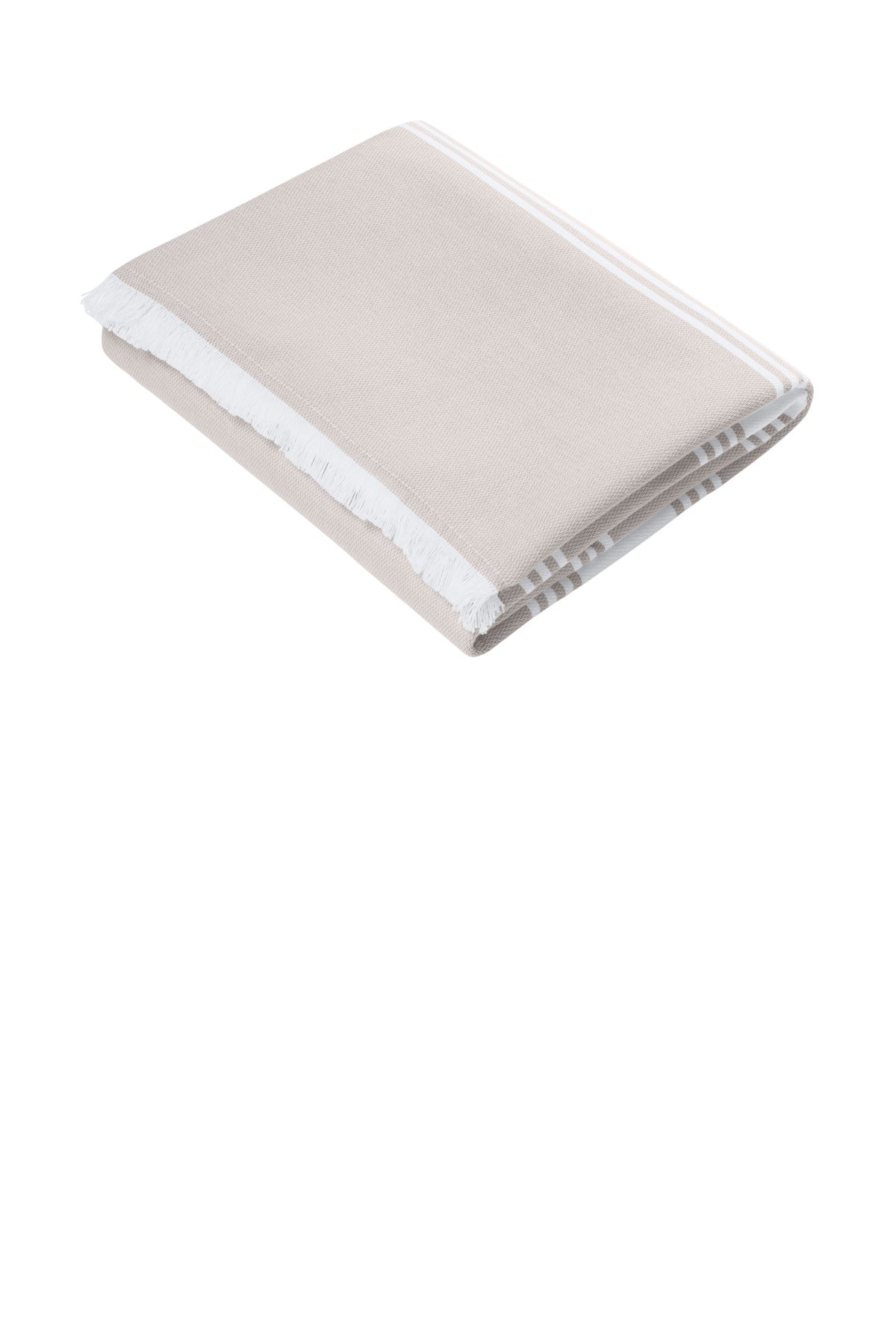 Port Authority Beach Throw - Sahara/ White