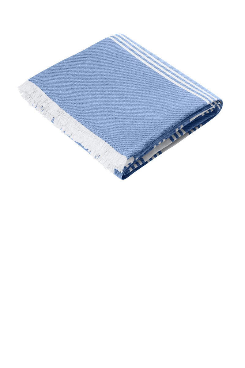 Port Authority Beach Throw - Strong Blue/ White