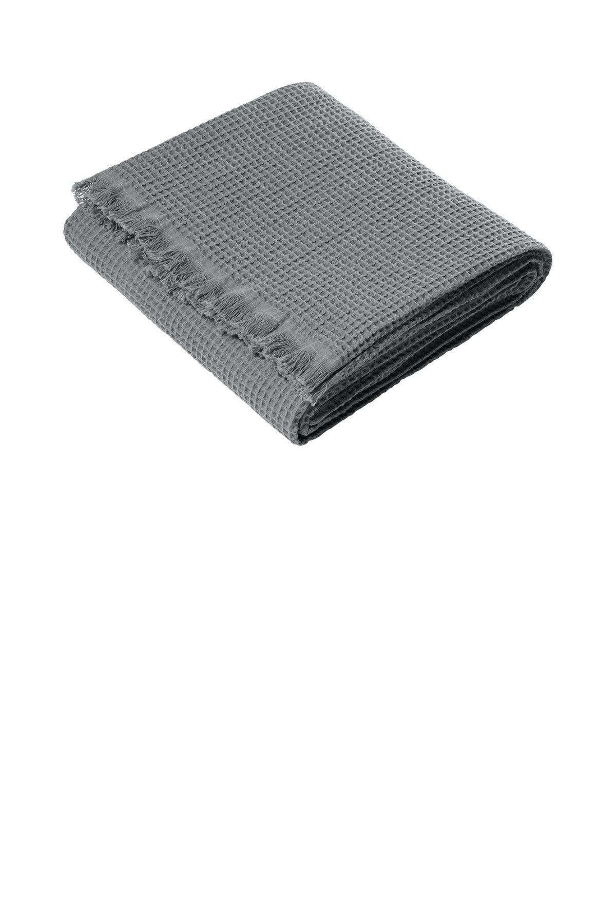 Port Authority Waffle Throw - Gusty Grey