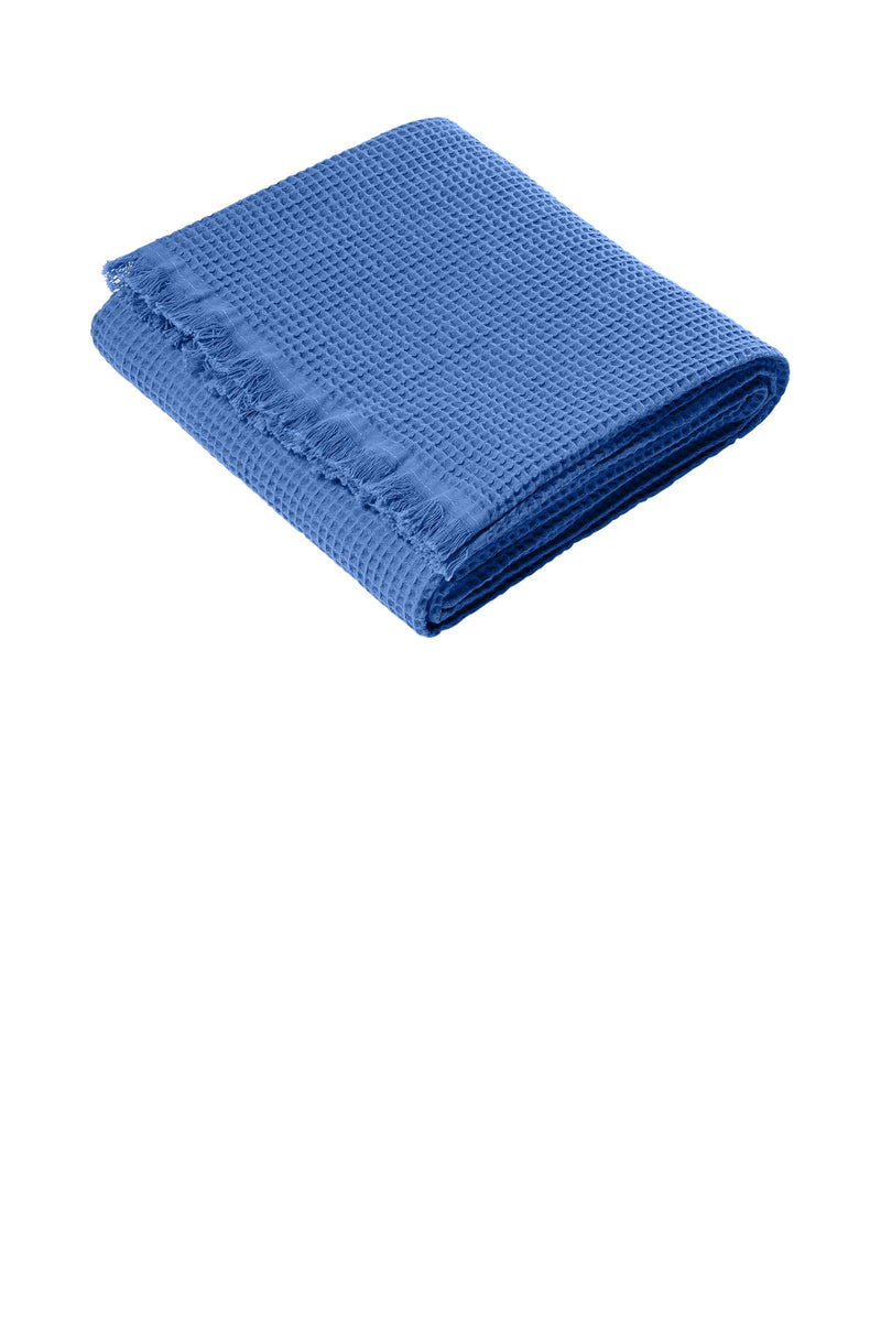 Port Authority Waffle Throw - Ultramarine Blue