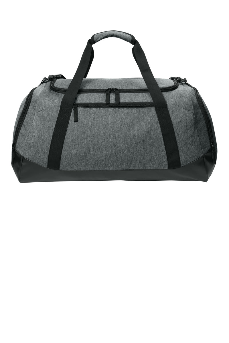 Sport-Tek Large Rec Duffel - Heather Grey