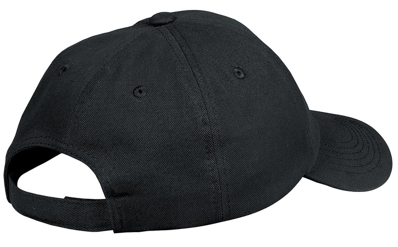 Port Authority Unstructured Brushed Twill Cap - Black