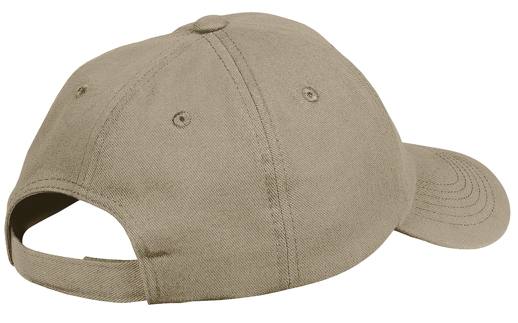 Port Authority Unstructured Brushed Twill Cap - Khaki