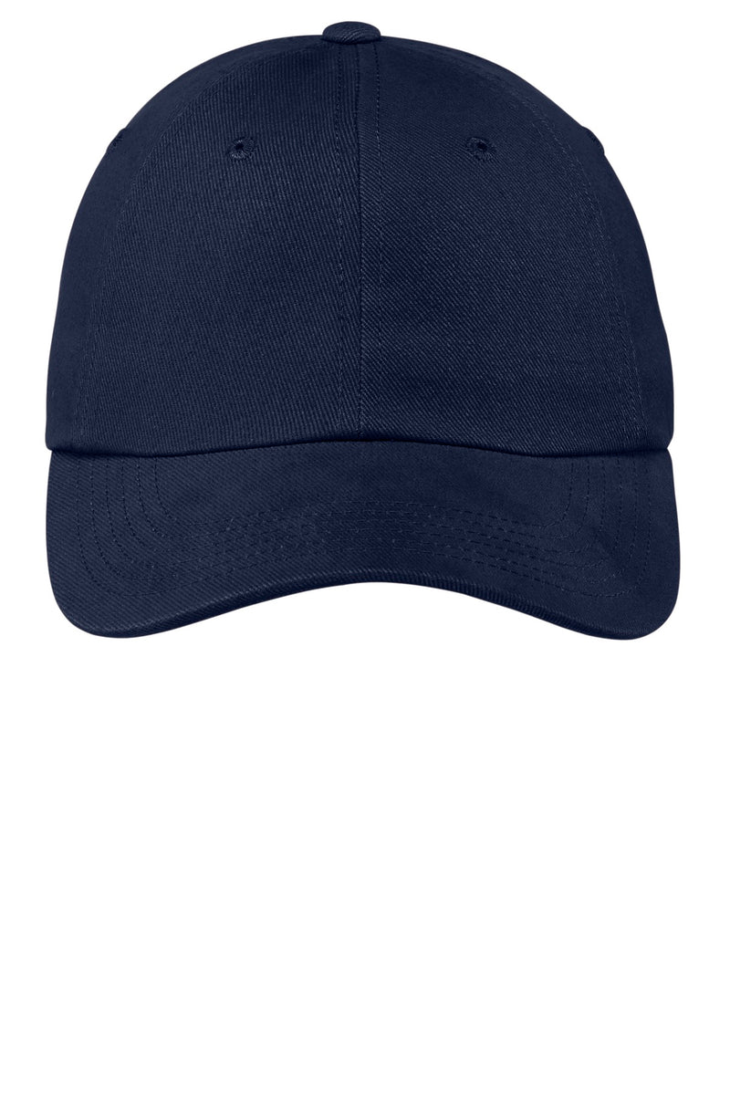 Port Authority Unstructured Brushed Twill Cap - Navy