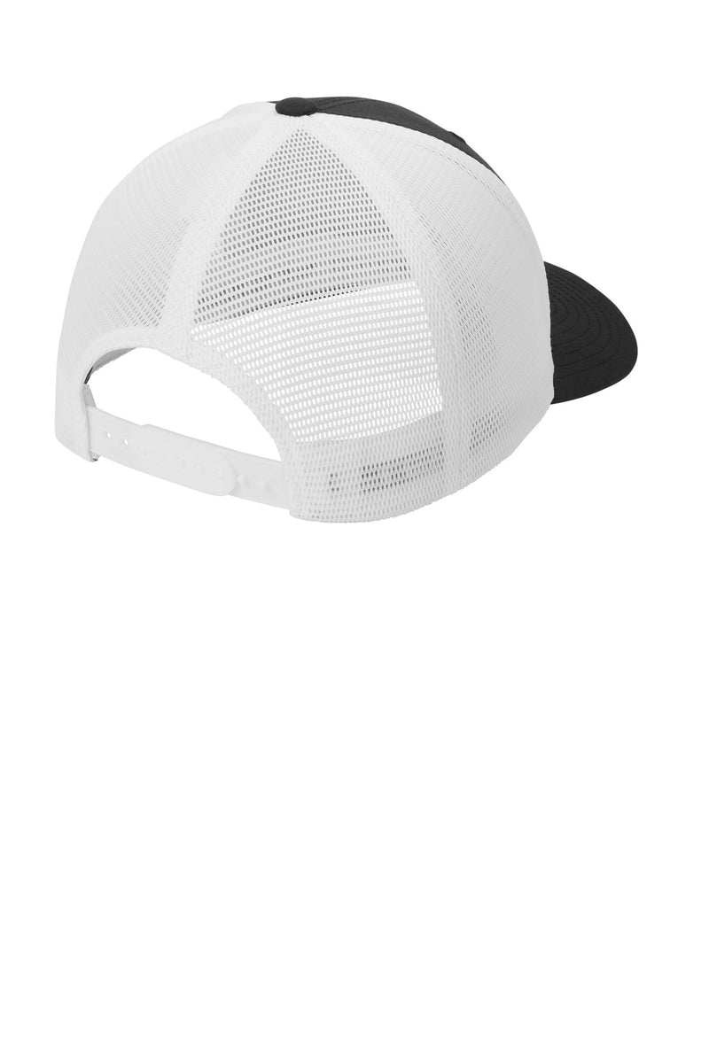 Port Authority Flexfit 110 Mesh Cap - Black/ White