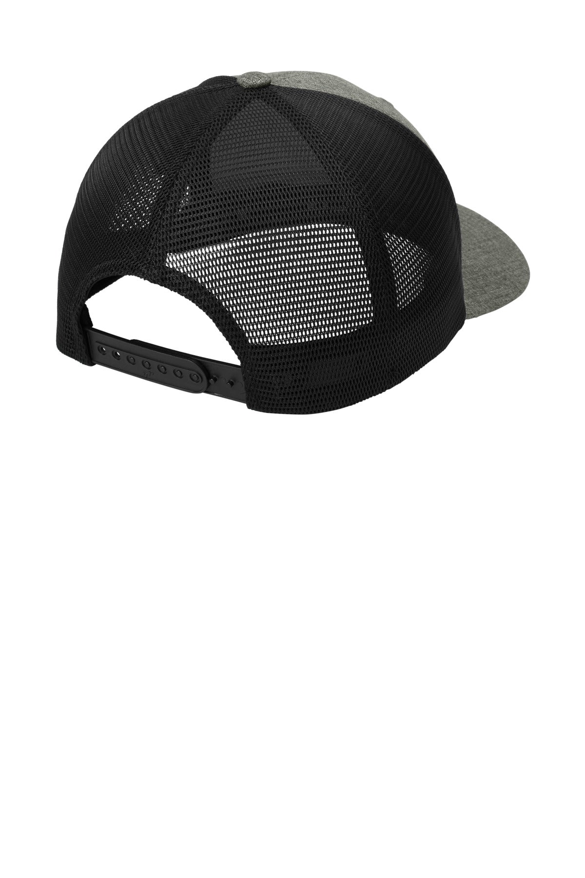 Port Authority Flexfit 110 Mesh Cap - Heather Graphite/ Black