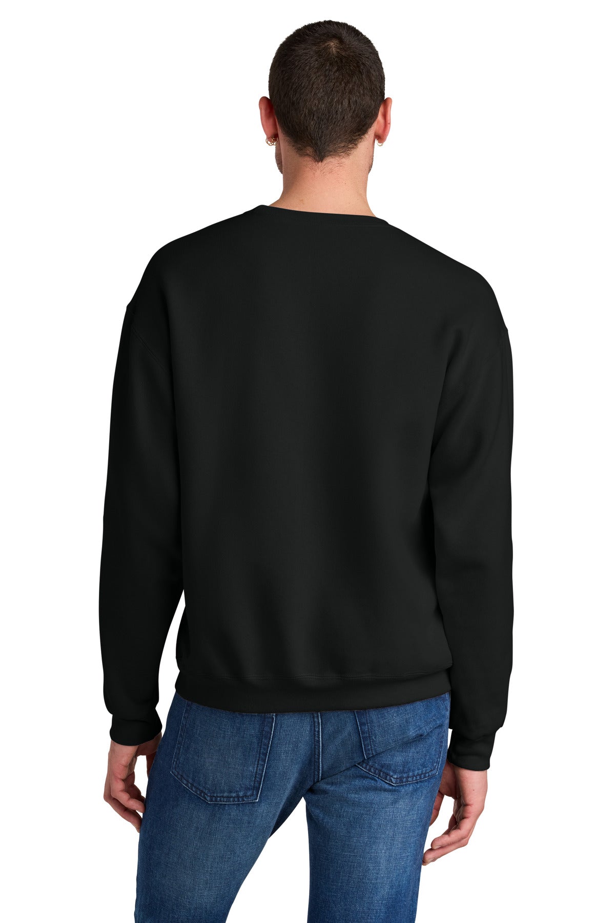 Jerzees Rugged Unisex Crewneck Sweatshirt - Black Ink