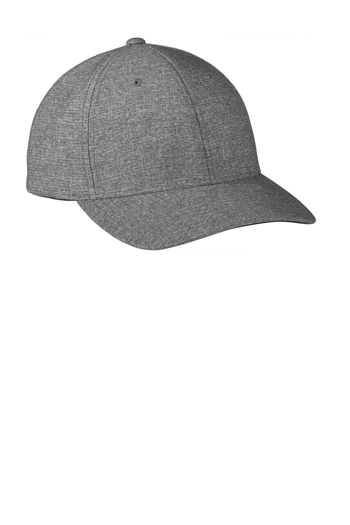 Port Authority  Flexfit 110  Performance Snapback Cap - Heather Grey