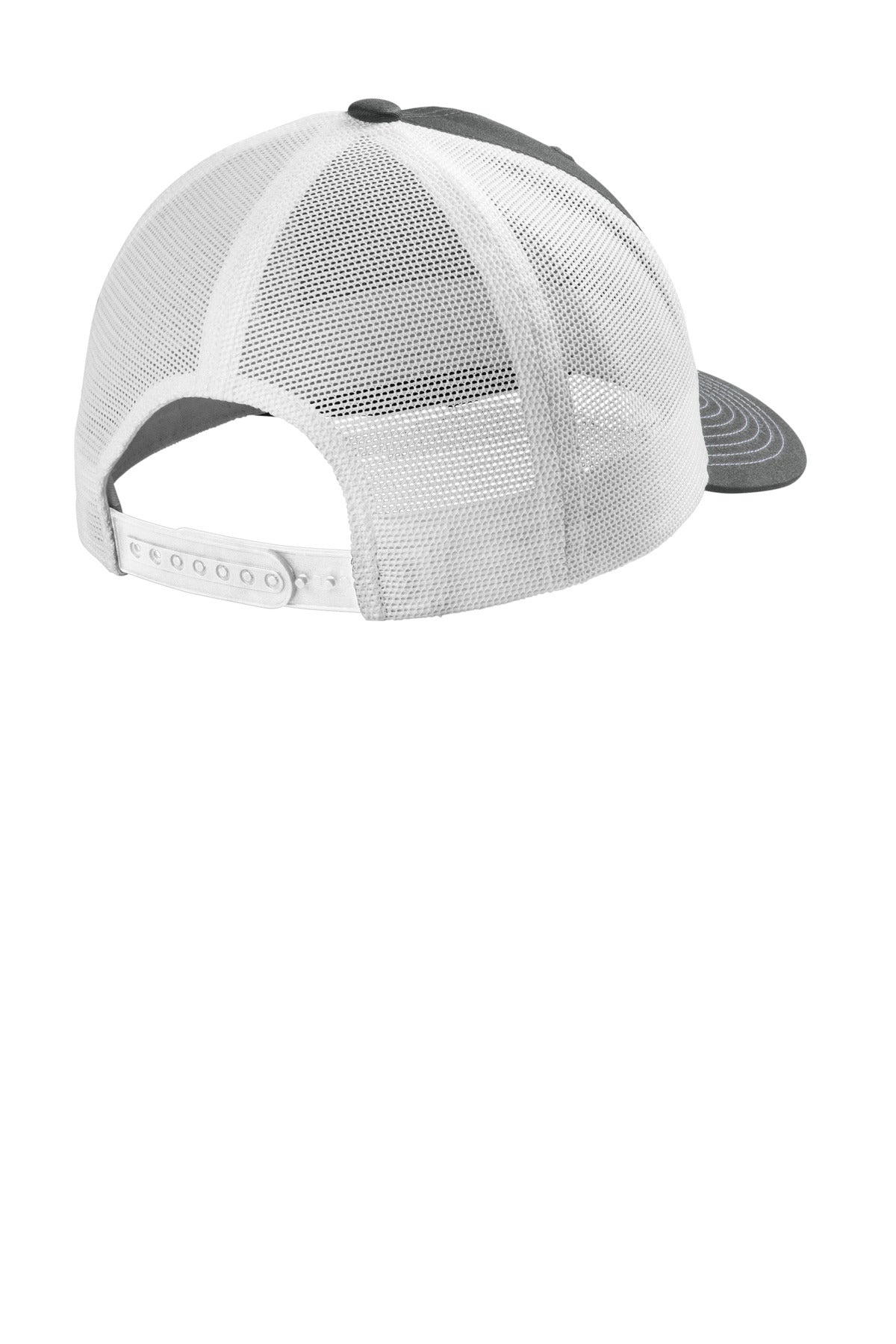 Port Authority Eco Snapback Trucker Cap - Smoke Grey/ White