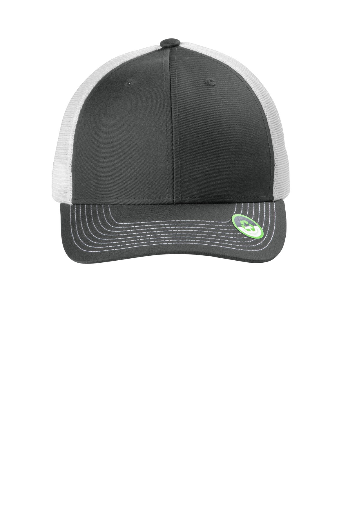 Port Authority Eco Snapback Trucker Cap - Smoke Grey/ White